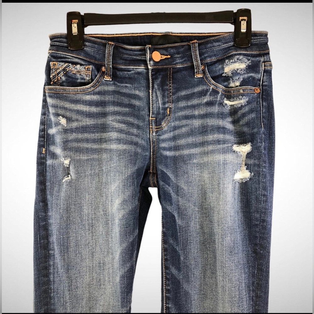 Buckle Black Women's Distressed Jeans Fit No. 53 Ankle Skinny Size 26 - NWOT